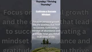 Thriving Thursday: Unlock Your Inner Success #shorts #successmindset   #personalgrowth  #gratitude