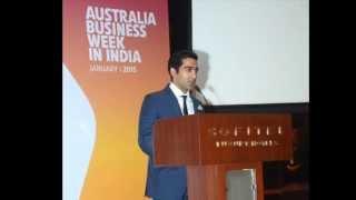 Suhail Chandhok speaking at the Australian Business Week in January 2015