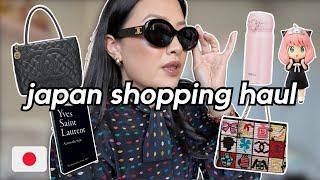  Japan Shopping Haul | Everything I bought from vintage Chanel to 100 Yen store + prices