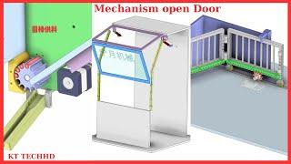 Mechanism Open Door //Mechanical Engineering Knowledge