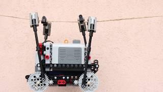 Lego Power Functions Rope Climber!