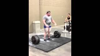 Travis Christie 800 Deadlift Attempt