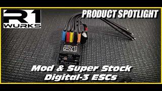 Product Spotlight: R1 Wurks Mod & Super Stock Digital-3 ESCs