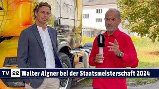 Walter Aigner, Landesinnungsmeister Salzburg, bei der STAATSMEISTERSCHAFT Fahrzeugtechnik Tirol 2024