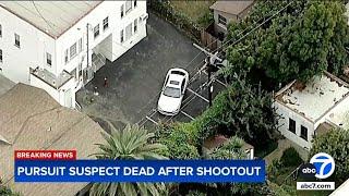 Man dies a day after chase, shootout with LAPD in West Adams