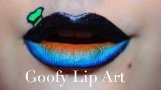 Goofy Inspired Lip Art| SimplyAlex