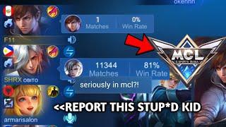 GUSION FAKE WR PRANK in MCL (pt11) THIS DUO INSULT MY GUSION