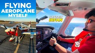 Flying Aeroplane For the First time!!!! Pilot | Private Aircraft Flying  - Irfan's View