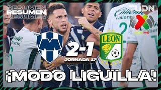 Resumen y goles | Monterrey 2-1 León | Liga Mx -AP2024 - J16 | TUDN