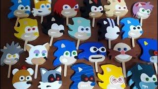 Sonic Ice Cream Popsicles with Gumball Eyes