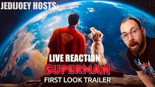 superman trailer reaction  / more dc news