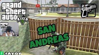 SAN ANDREAS MAP ON GTA 5 SERVER "BLACK HOLLYWOOD RP" #AYOY