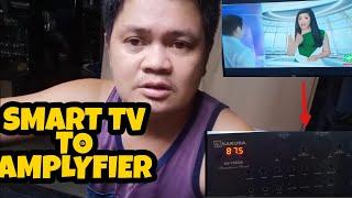 Paano e connect smart TV sa amplyfier?