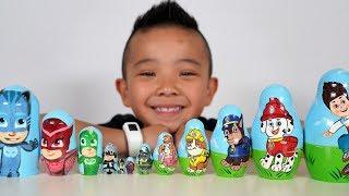 Funny Surprise Egg Nesting Dolls Opening CKN