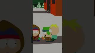 What is Butters doing? [from South Park]