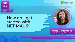 How do I get started with .NET MAUI?