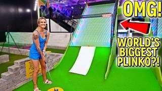 Craziest ONE OF A KIND Mini Golf Course Ever! - Never Seen Before!