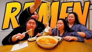 Korean Ramen Noodles Mukbang with My Bestie 먹방 Eating Show! (Nongshim Soon Veggie Noodle Soup) ️