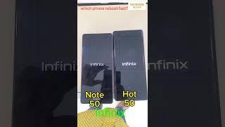 Infinix Hot 50 vs infinix note 50 quick boot up comparison! Must watch result will shock you  !!