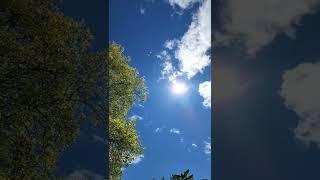 Beautiful Sun Blue Sky Clouds | my original video #shorts #clouds #nature #relaxing #bluesky