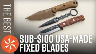 Best USA-Made Fixed Blades Under $100 in 2021