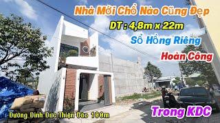 Nhà Mới Chổ Nào Cũng ĐẹpNhựa 6m-4,8x22m-SHR-Bao Hoàn CôngGần Bình Chánh Bán Nhà Chính Chủ Giá RẺ