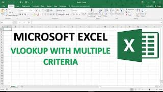 VLOOKUP WITH MULTIPLE CRITERIA IN MS EXCEL || MICROSOFT EXCEL