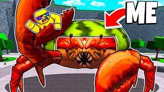 BECOMING THE CRAB BOSS In The Strongest Battlegrounds