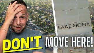 Top Reasons Not To Move To Lake Nona Orlando Florida