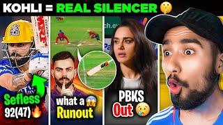 KING KOHLI ne HATERS ko SILENCE kardia  | Virat 92 & run out  | PBKS vs RCB