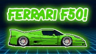 I BUILT a FERRARI F50 in PIXEL CAR RACER?! - Pixel Car Racer