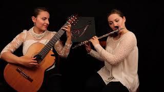 Astor Piazzolla - Oblivion/ Svendova Sisters #flute #guitare