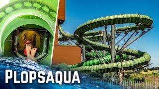 Maya The Bee Waterpark! Plopsaqua Hannut-Landen | All Slides