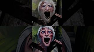 Original Slendrina's Mom Jumpscare vs Anime Slendrina's Mom Jumpscare #granny #vividplays #slendrina