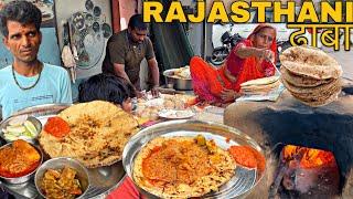 Jaipur के बेज़र Roti और आलू pyaaz की Sabji का बेताज Dhaaba । Pure Desi घी Rajasthani Dhaba in Jaipur