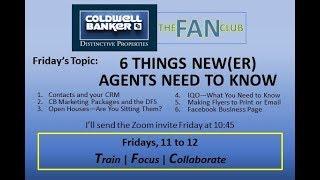 Fan Club--CBDP Essentials for New(er) Agents!