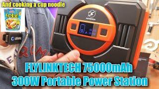 FLYLINKTECH 75000mAh power station review by Benson Chik