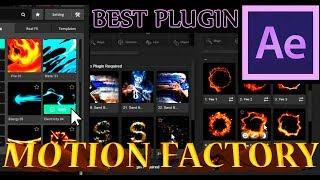 Review MOTION FACTORY Plugin For After Effects / AE Tutorial / 99+ Animations