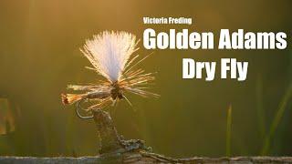 Golden Adams Dry Fly by Victoria Freding