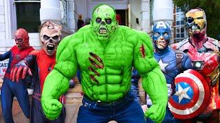 Zombie Hulk Hide and Seek - Haunted Hotel!