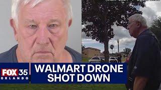 Florida man arrested after shooting, destroying Walmart delivery drone, deputies say