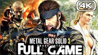 METAL GEAR SOLID 3 Gameplay Walkthrough FULL GAME (4K 60FPS) REMASTERED