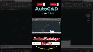 Copy, offset, Explod and Mirror Command in AutoCAD#OnlineTrainingsWorld #bloggersonlinetrainings