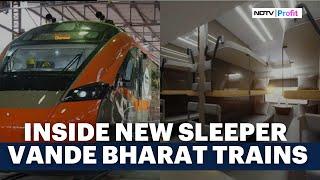 First Video Of The New Vande Bharat Sleeper Train Unveiled #shorts