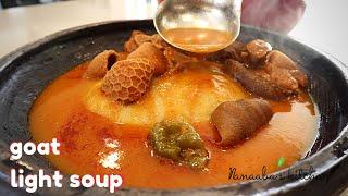 GoaT Light Soup I Quick , Easy and Tasty I How to make Ghanaian light pepper SouP