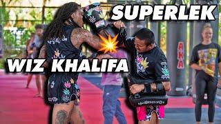 Superlek Teaches Wiz Khalifa KO Techniques in Phuket!