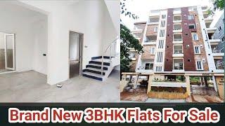 Brand New Duplex Simplex 3BHK Flats for sale in Hyderabad || HMDA Approved