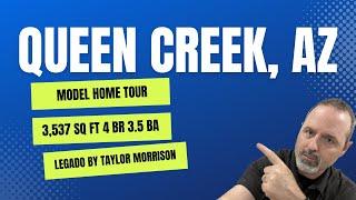 Tour Of Taylor Morrison Homes In Queen Creek Az - Legado Community Featuring Tyndall Plan