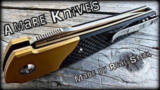 Amare Knives Pocket Peak - Real Steel Kooperation mit Messerunicum