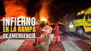 INFIERNO en la RAMPA de EMERGENCIA